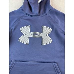Youth small Long Sleeve UA Armour Fleece‎ Big Logo Hoodie